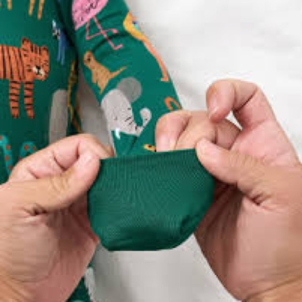 Little sleepies “wild zoo” bamboo pajamas 3T